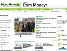 Tablet Screenshot of idep.ac.gov.br