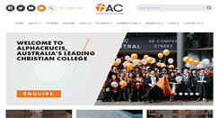 Desktop Screenshot of ac.edu.au