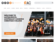 Tablet Screenshot of ac.edu.au